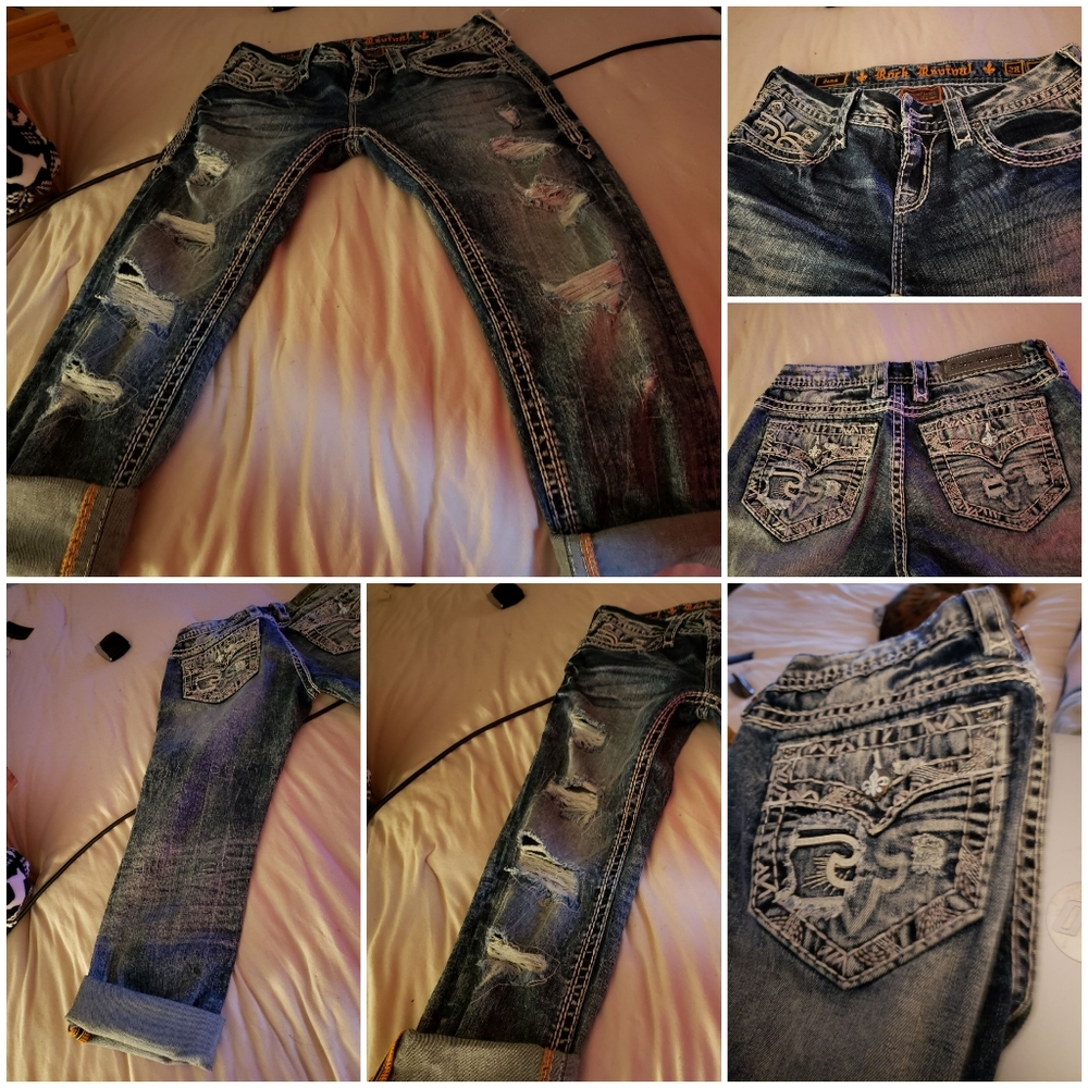 Rock Revival size 28 capris